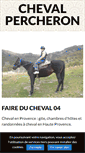 Mobile Screenshot of cheval-percheron.fr